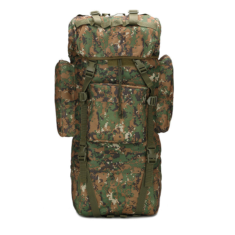 65L Military style water-resistant camping/hiking Backpack
