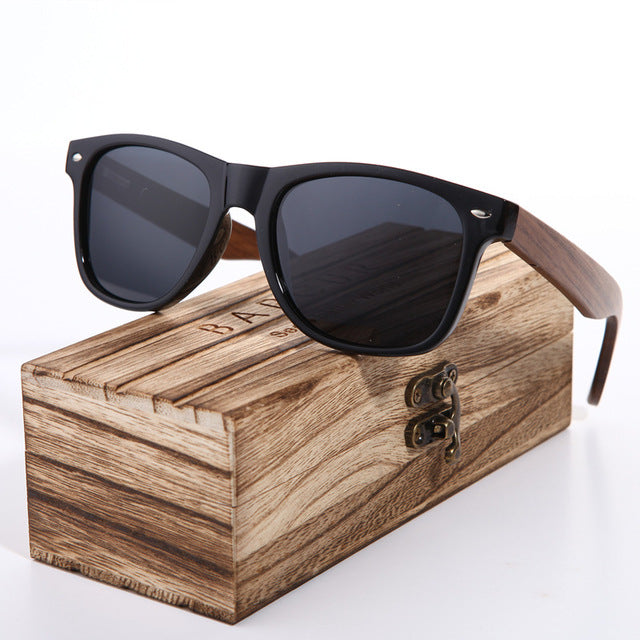 Wooden Polarized Barcur Designer Sunglasses for Men