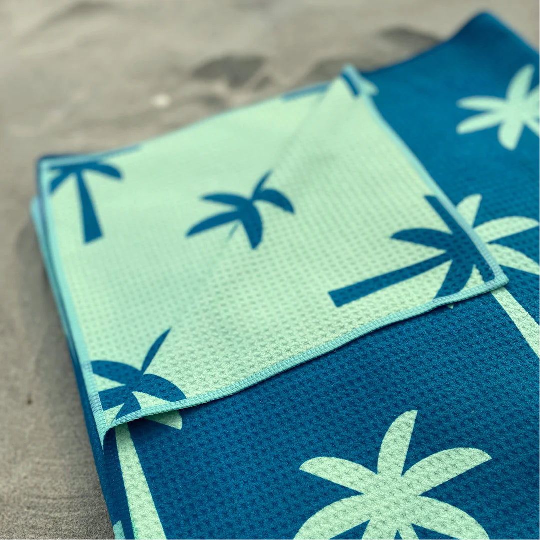 Life of Coco Sand-free beach towel XL reversible 1.8m x 1.6m - Palmy Life