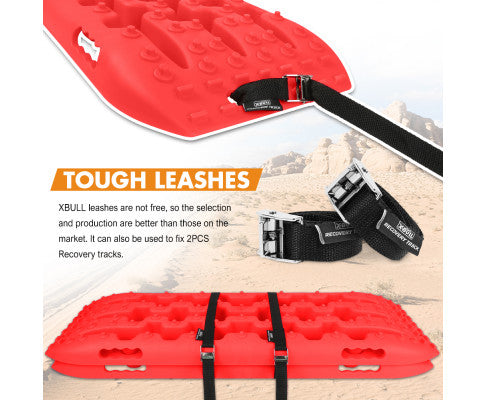 X-BULL Recovery Tracks 1 Pair with 2 straps